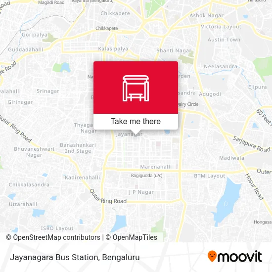 Jayanagara Bus Station map