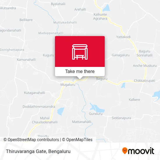 Thiruvaranga Gate map