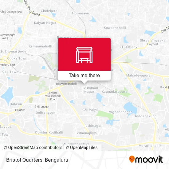 Bristol Quarters map