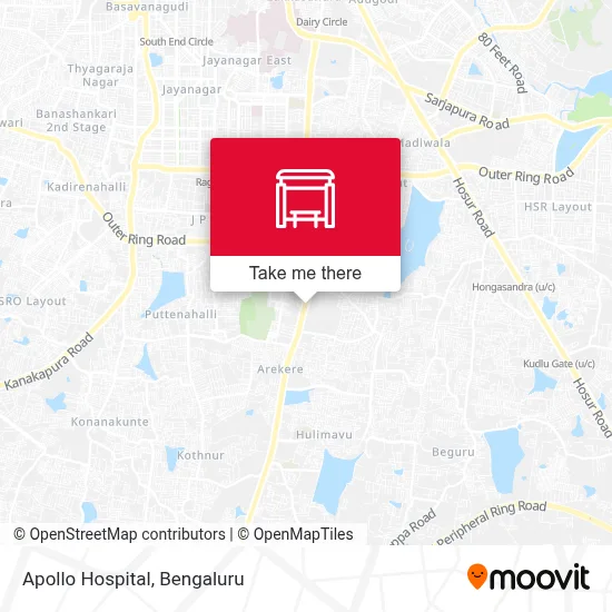 Apollo Hospital map