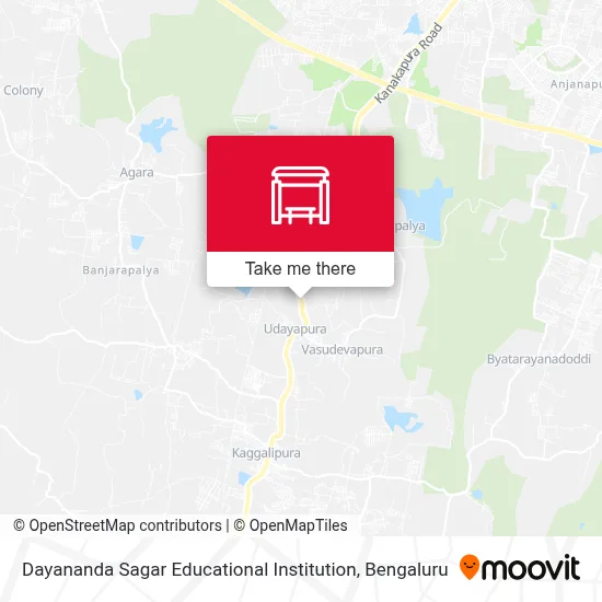 Dayananda Sagar Vidya Samste map
