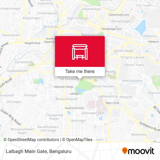Lalbagh Main Gate map