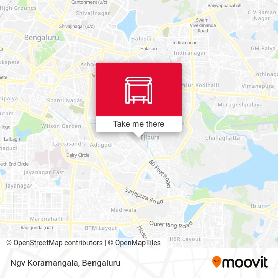 Ngv Koramangala map