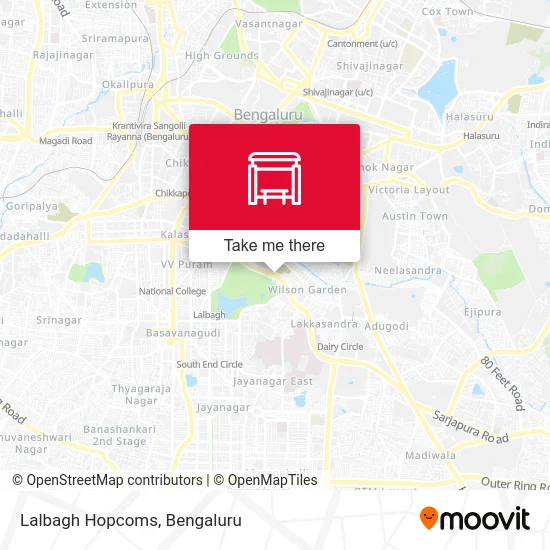 Lalbagh Hopcoms map