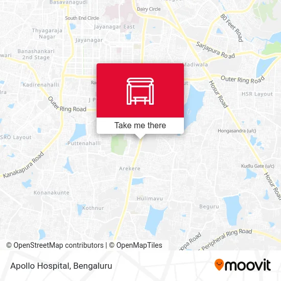 Apollo Hospital map