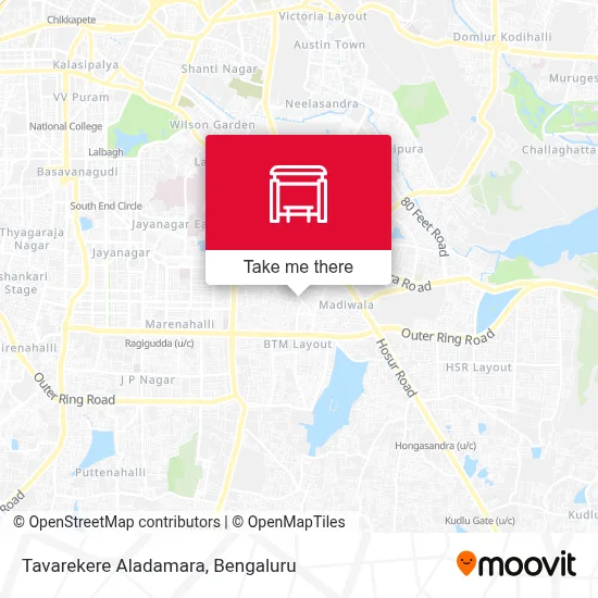 Tavarekere Aladamara map