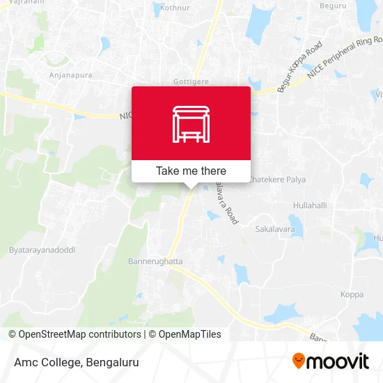 Amc College map