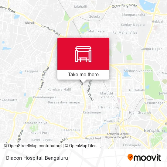 Diacon Hospital map