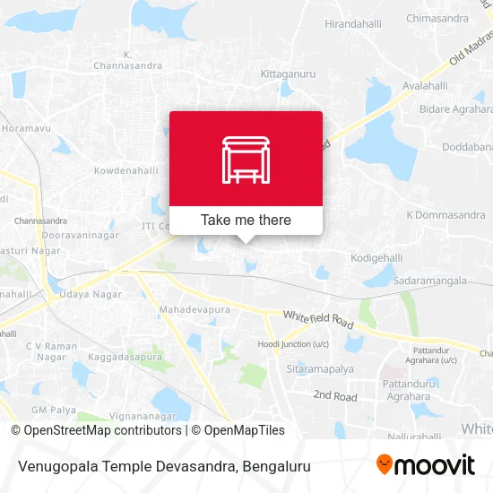 Venugopala Temple Devasandra map
