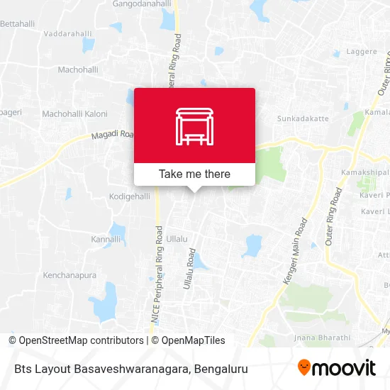 Bts Layout Basaveshwaranagara map