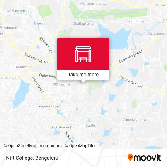 Nift College map
