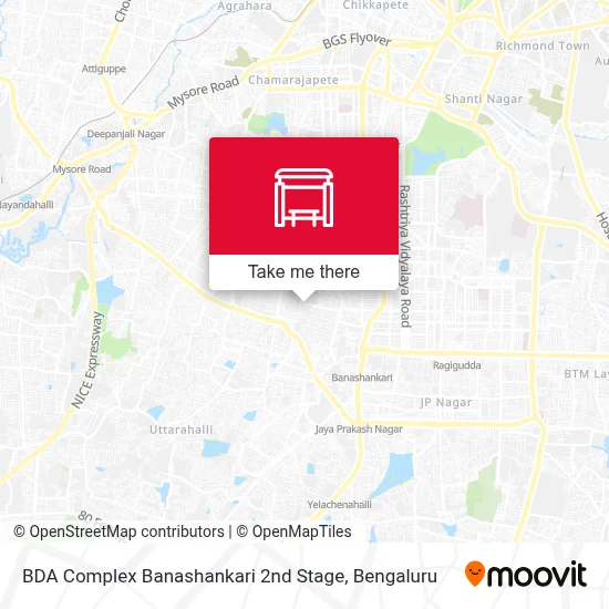Bda Complex Banashankari 2nd Stage stop - Routes, Schedules, and Fares