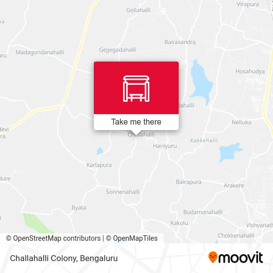 Challahalli Colony map