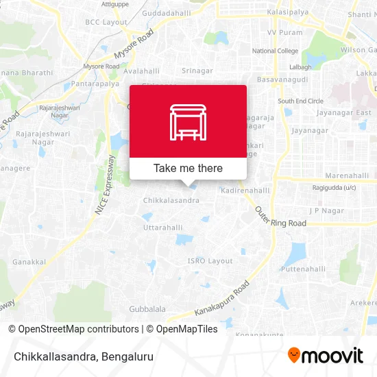Chikkallasandra map