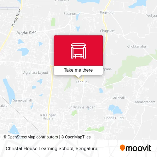 Christal House Learning School map