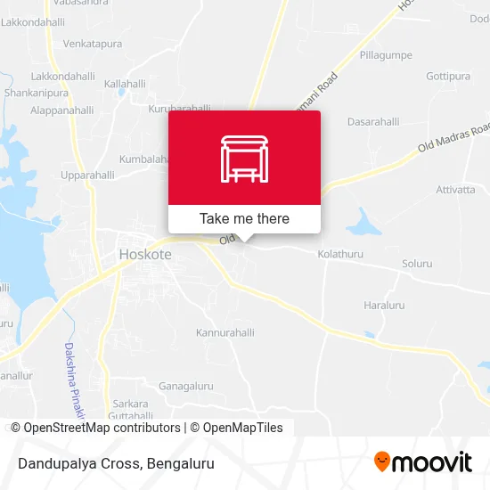 Dandupalya Cross map