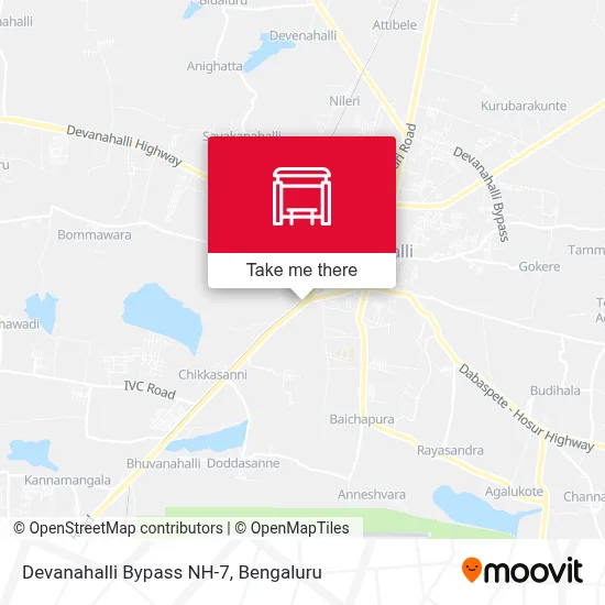 Devanahalli Bypass Nh-7 map