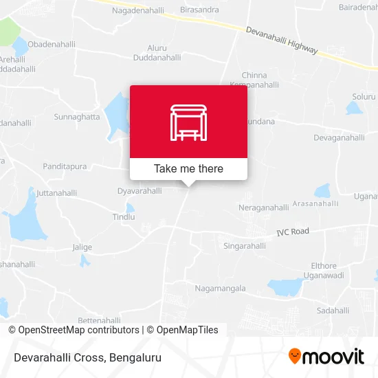 Devarahalli Cross map
