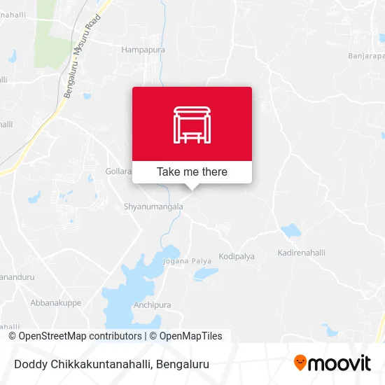 Doddy Chikkakuntanahalli map