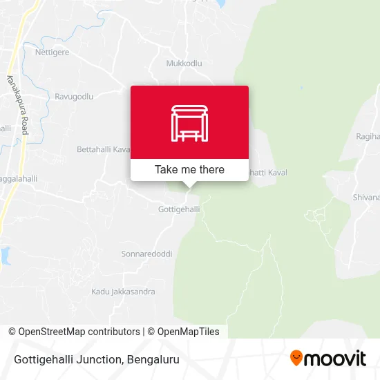 Gottigehalli Junction map