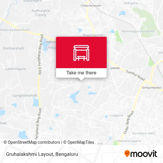 Gruhalakshmi Layout map