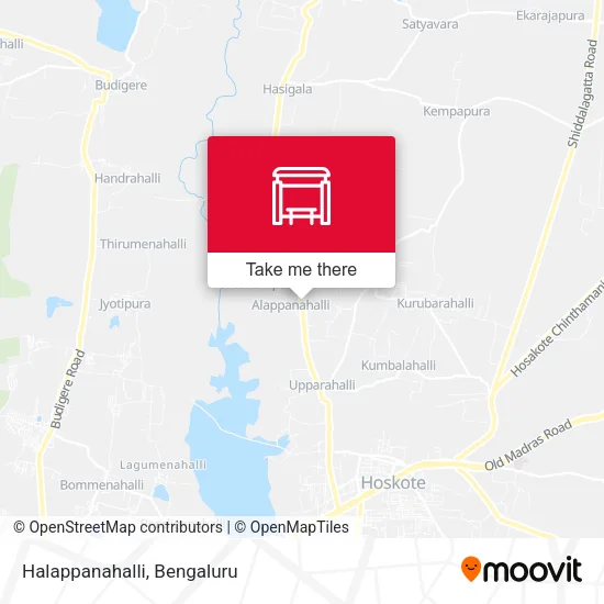 Halappanahalli map