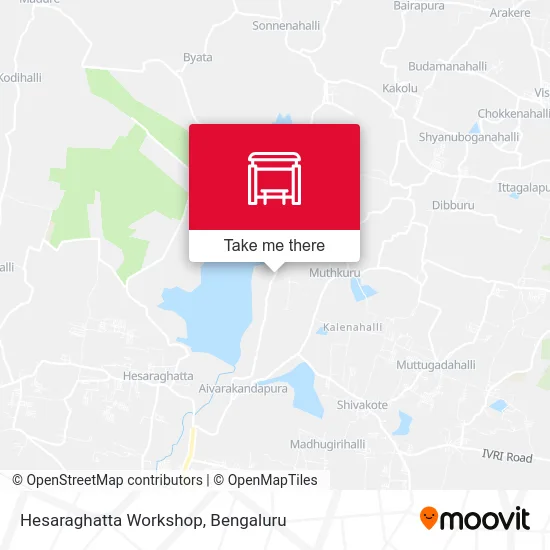 Hesaraghatta Workshop map
