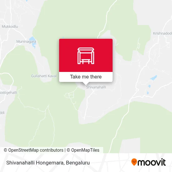 Shivanahalli Hongemara map
