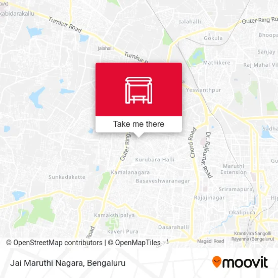 Jai Maruthi Nagara map