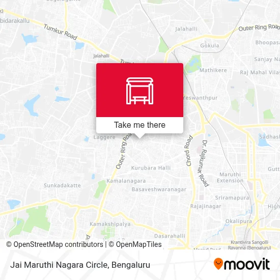 Jai Maruthi Nagara Circle map
