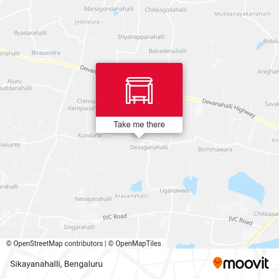 Sikayanahalli map