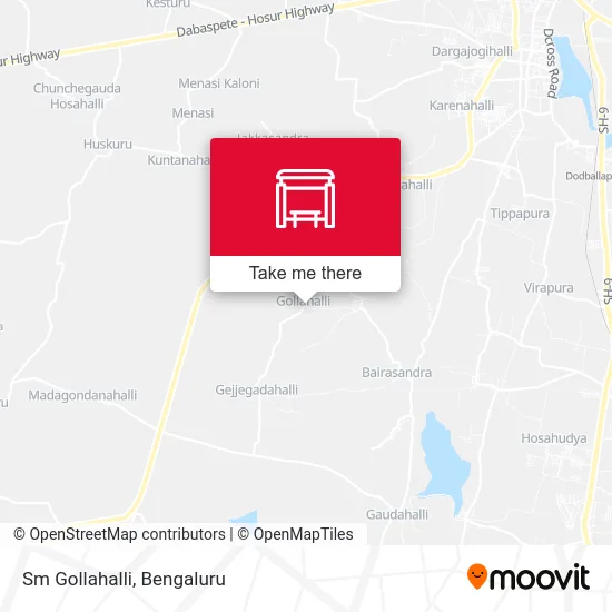 Sm Gollahalli map