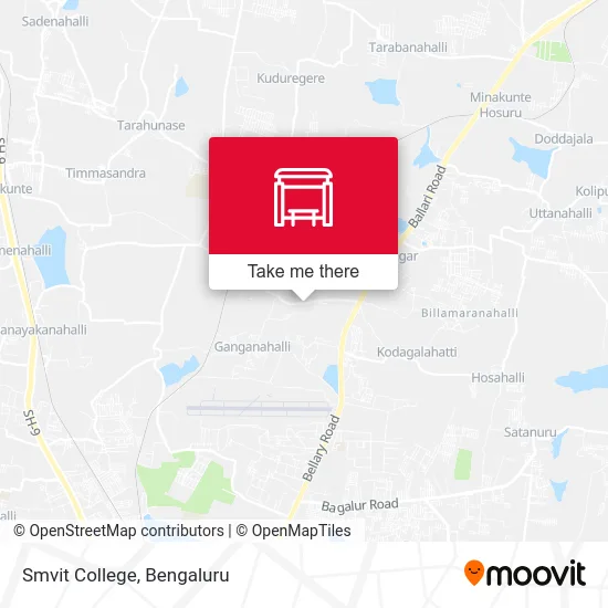 Smvit College map