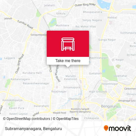 Subramanyanagara map
