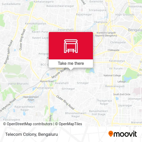 Telecom Colony map