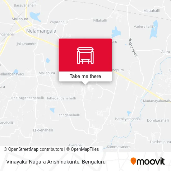 Vinayaka Nagara Arishinakunte map