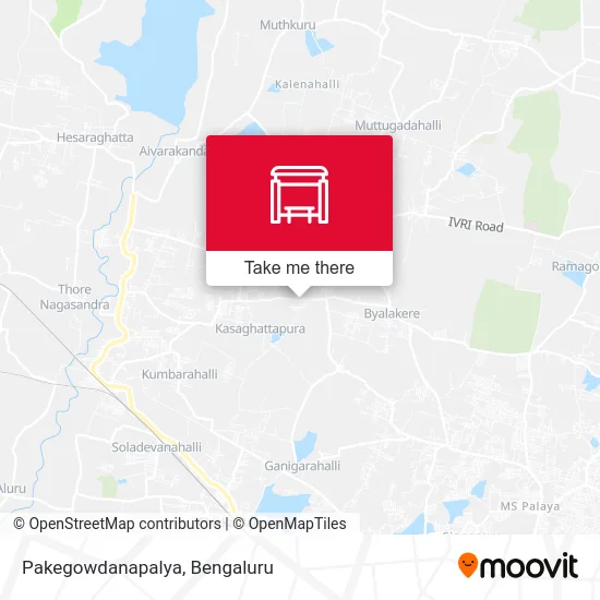 Pakegowdanapalya map