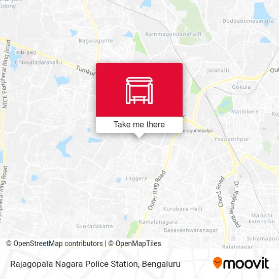 Rajagopala Nagara Police Station map