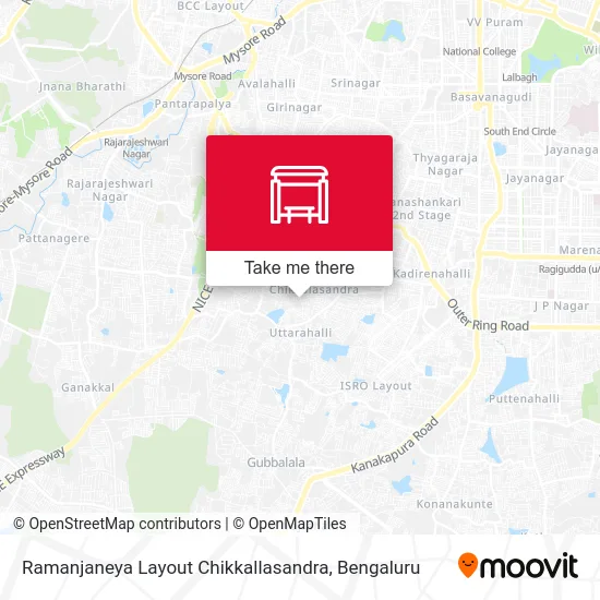 Ramanjaneya Layout Chikkallasandra map