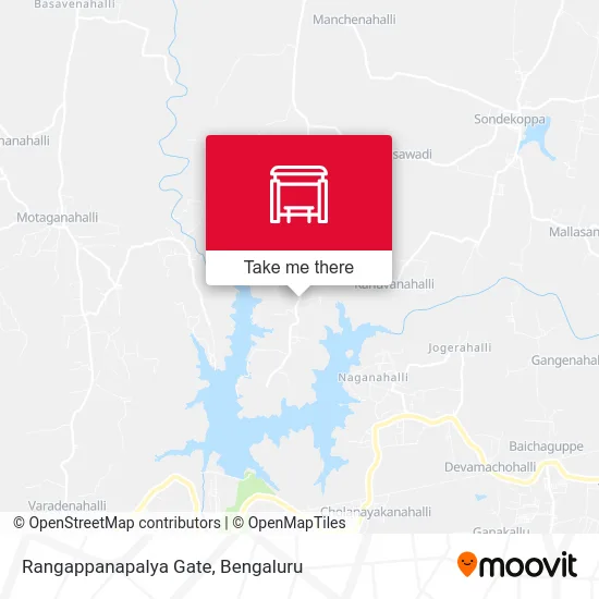 Rangappanapalya Gate map