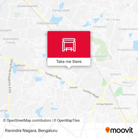 Ravindra Nagara map