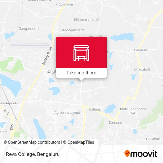 Reva College map