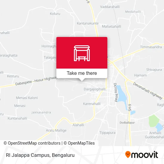 Rl Jalappa Campus map