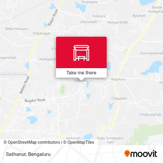Sathanur map