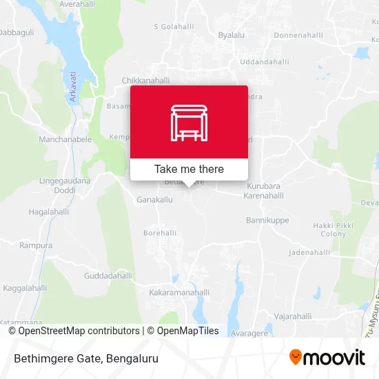 Bethimgere Gate map