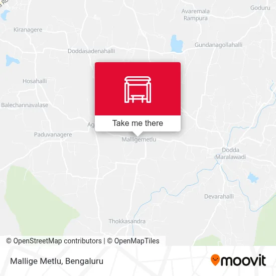 Mallige Metlu map