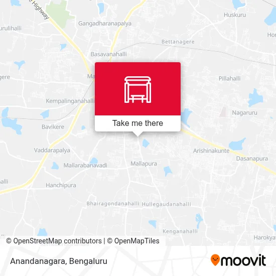 Anandanagara map