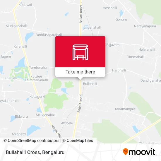 Bullahalli Cross map