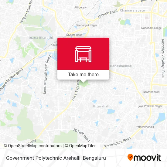 Government Polytechnic Arehalli map