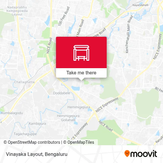 Vinayaka Layout map